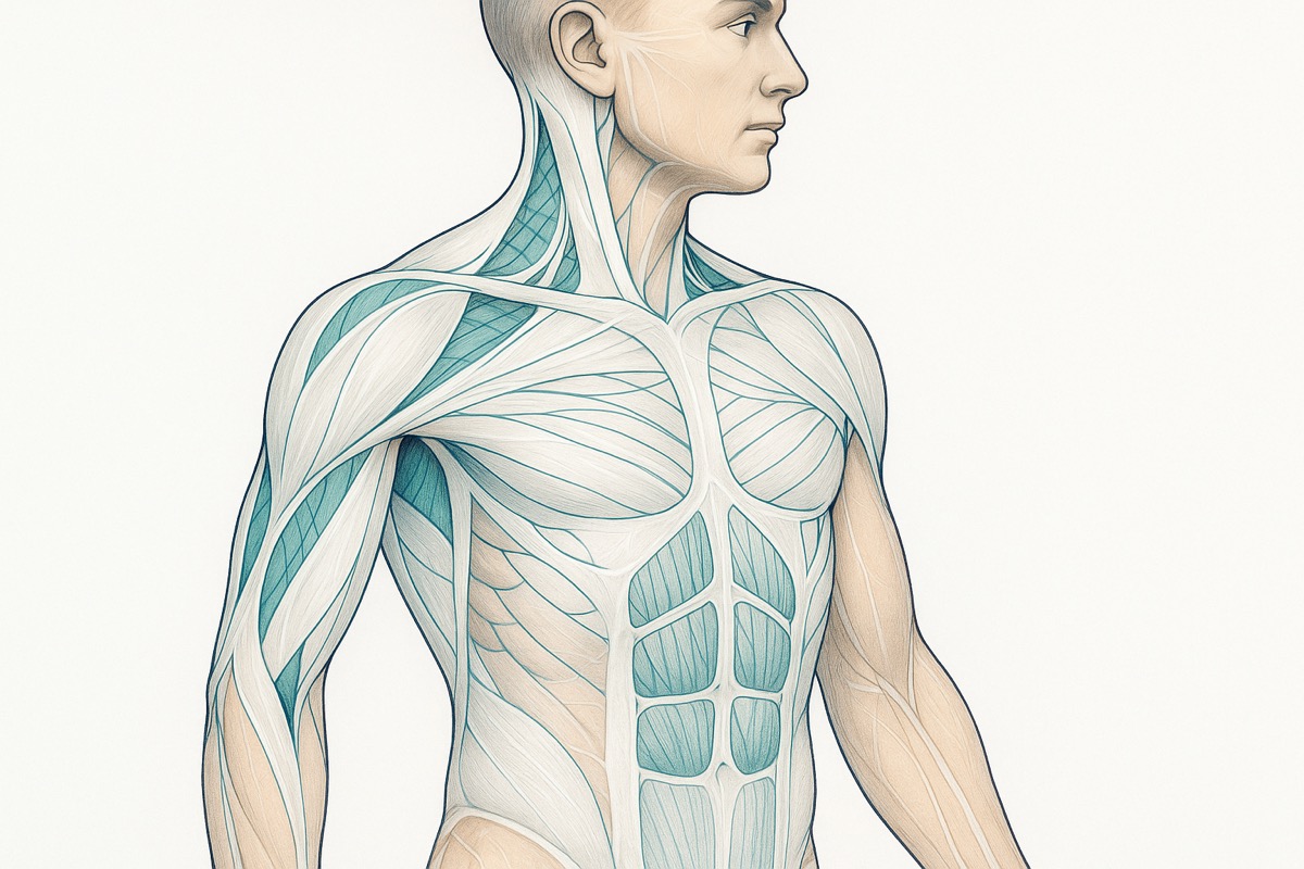 How does visceral fascia affect lower back pain?