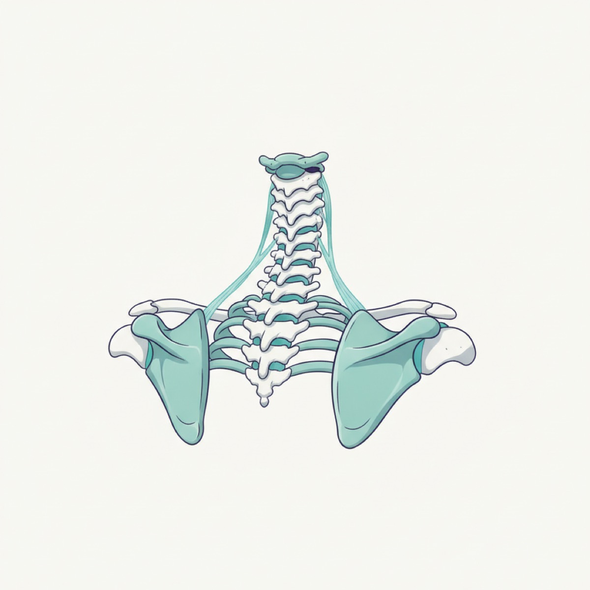 How does the cervical spine affect shoulder pain?