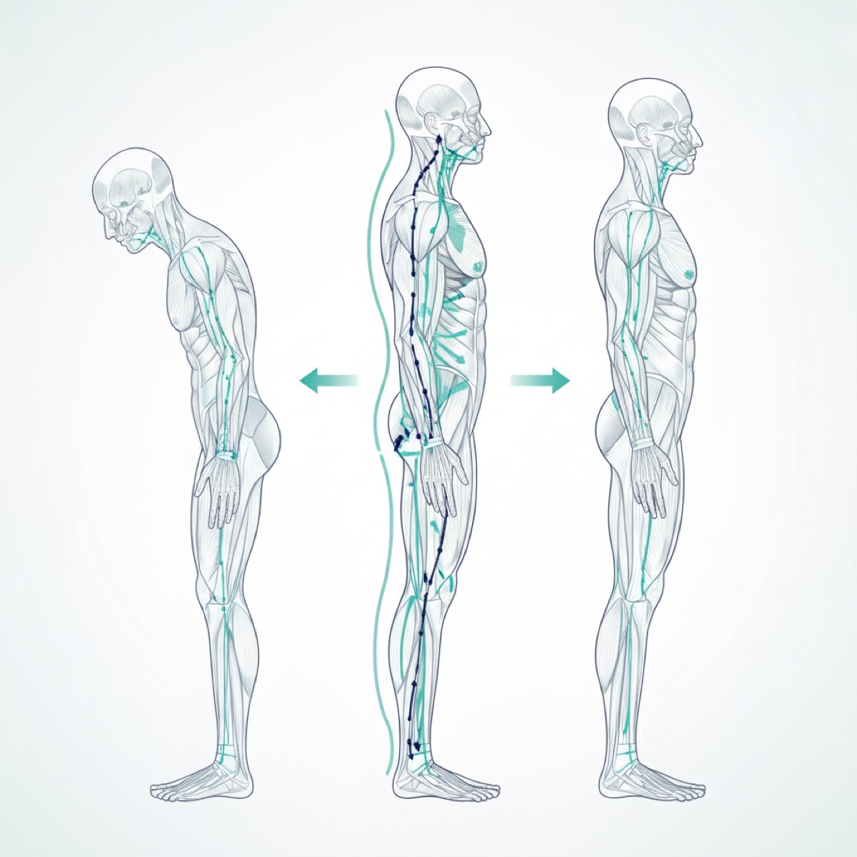 How can facial fascia release improve overall body posture?