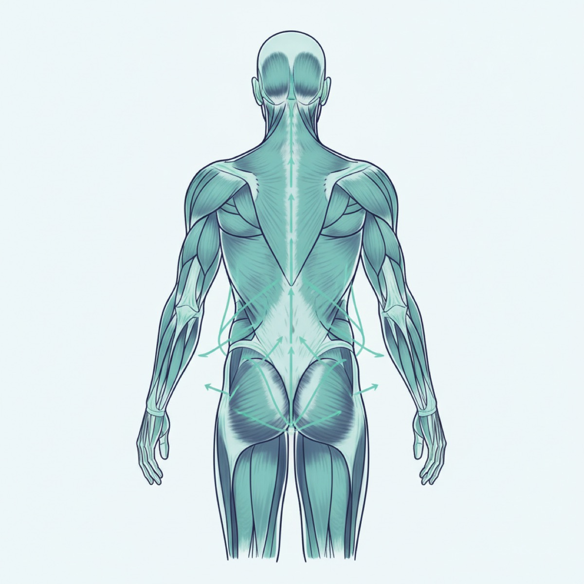 Why does the stomach affect low back pain?