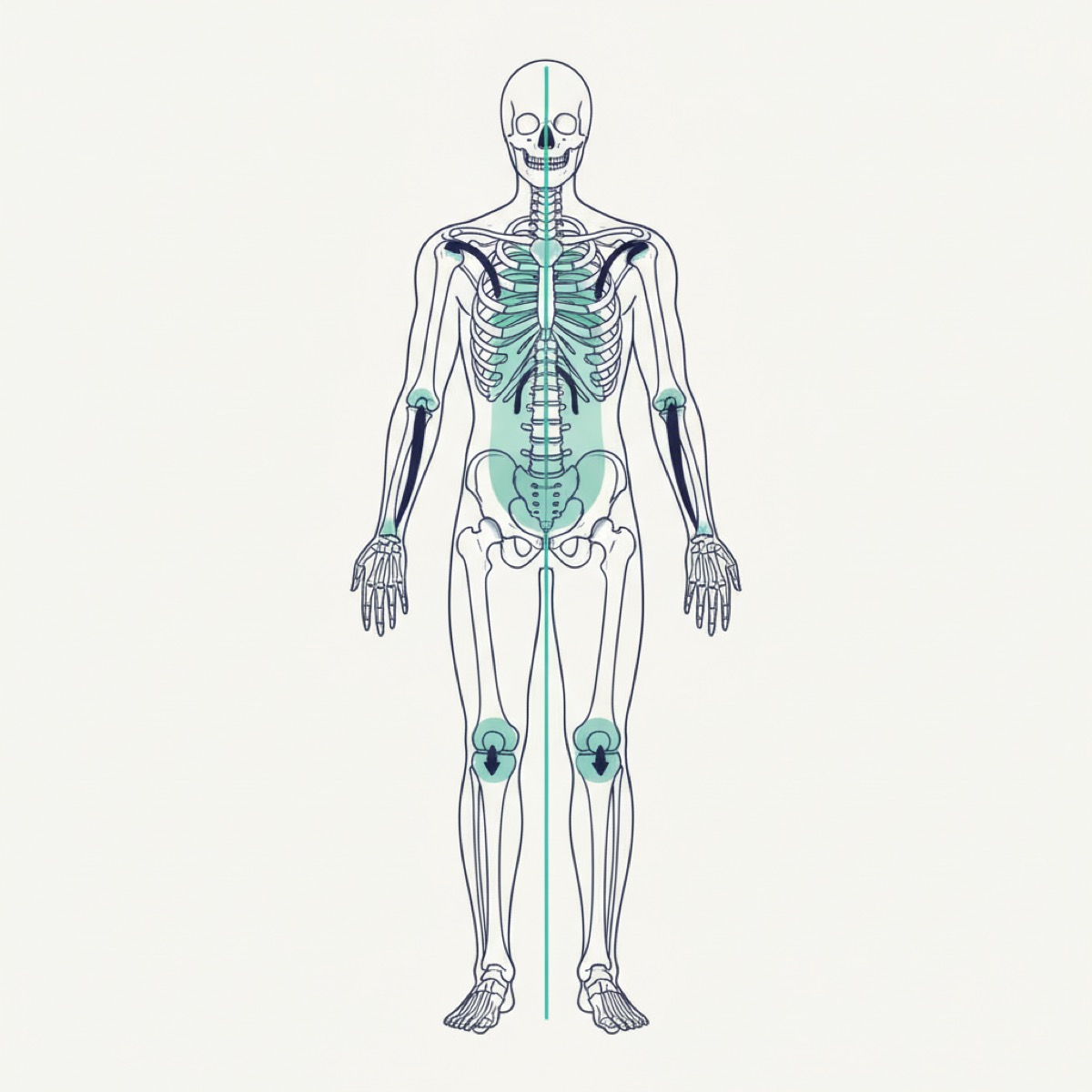 How is body alignment improved?