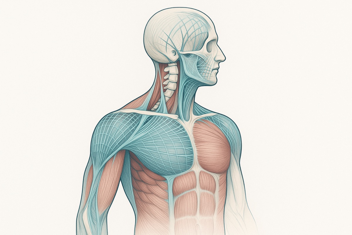 How can fascia release improve gait and alleviate knee pain?
