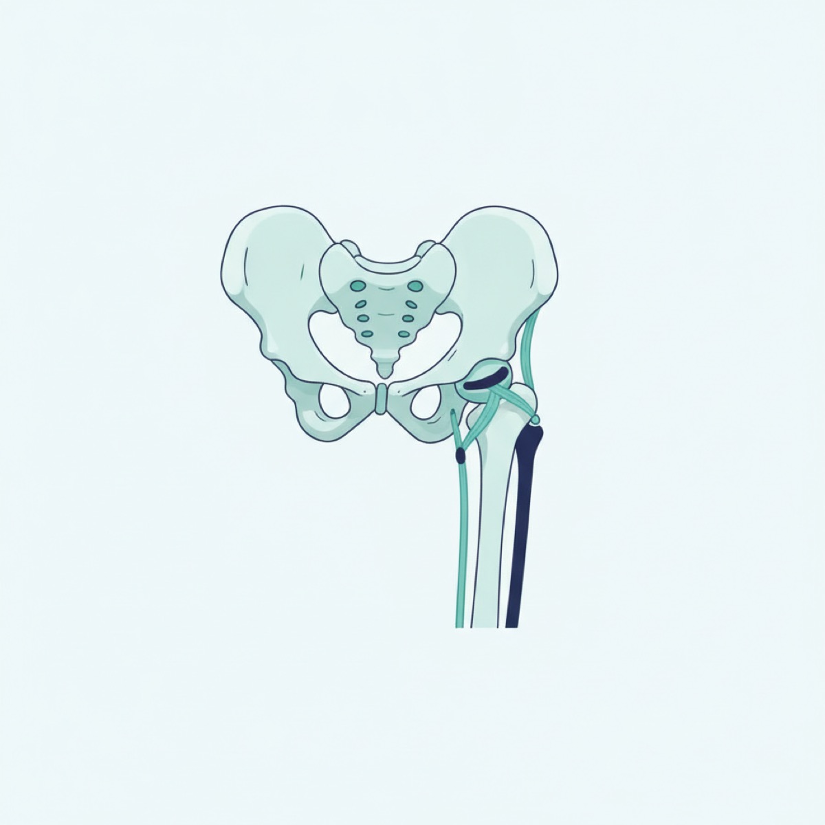 What is the role of the fibula in pelvic alignment?