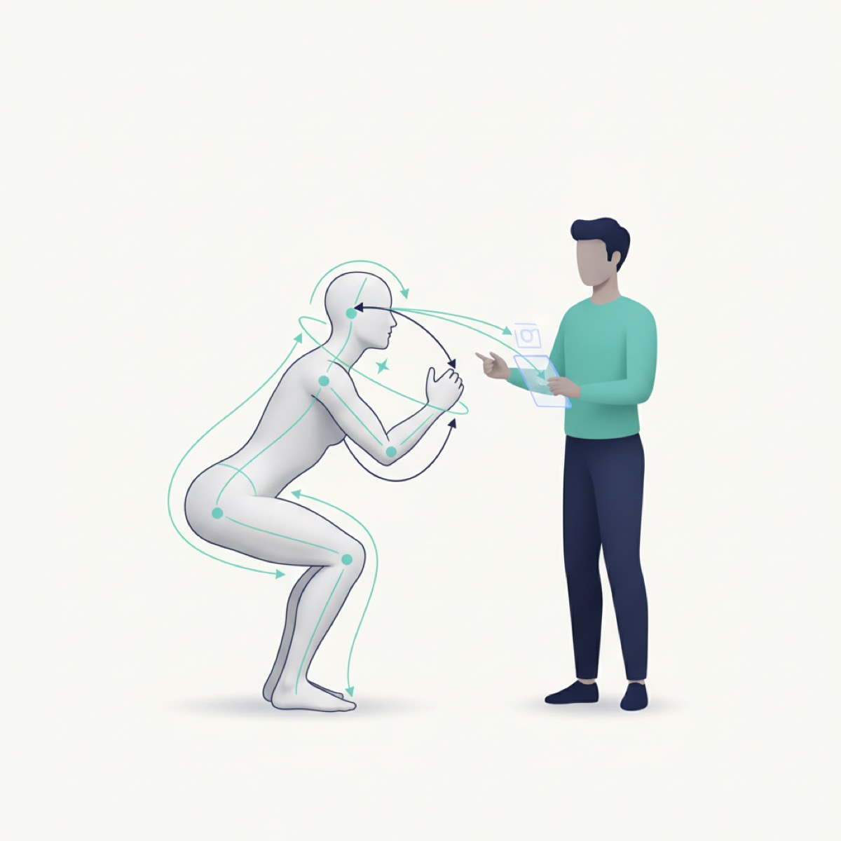 How are fascia and muscle connections evaluated?