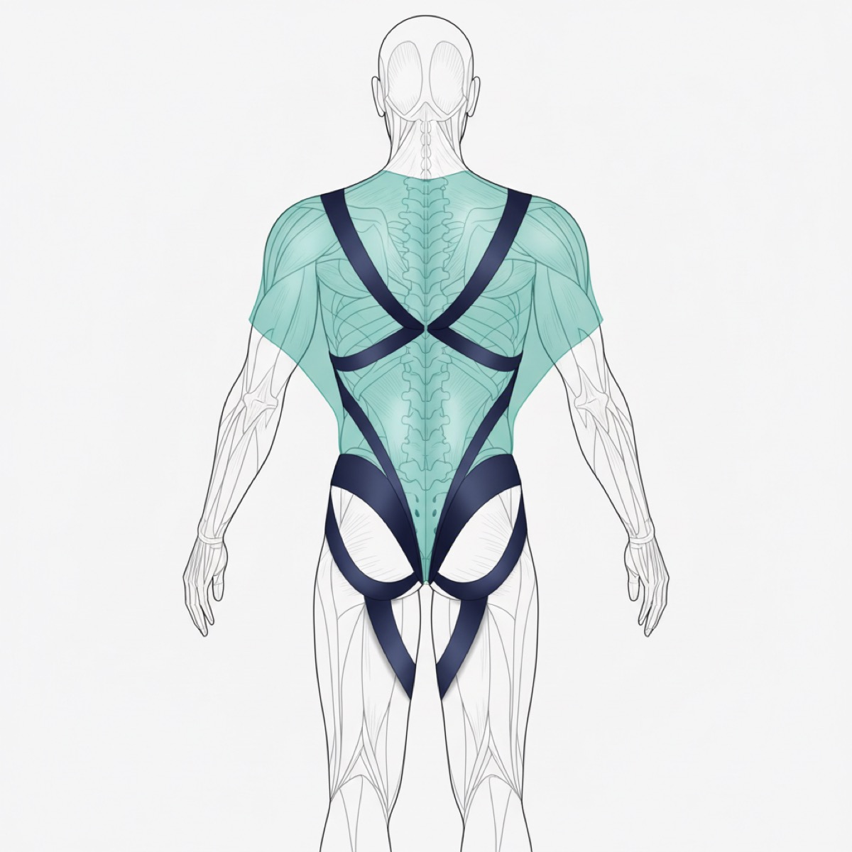 Why does low back pain affect shoulder mobility?